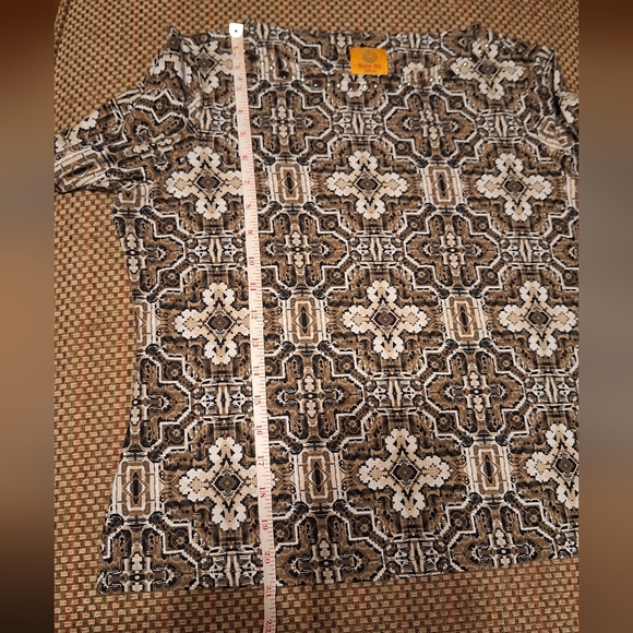 2 Ruby Rd. 3/4 Length Sleeve Tops With Embellishments - Picture 13 of 15